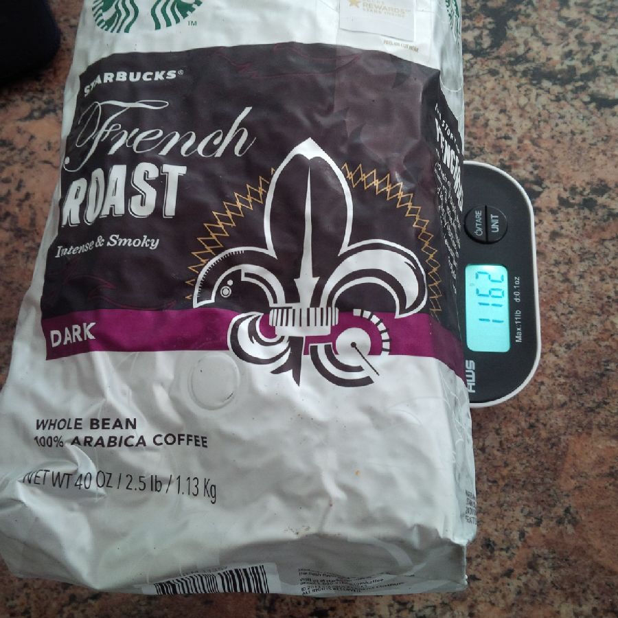 Bag of Starbucks Beans