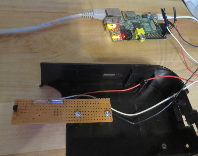 Raspi with 1 wire Temp Sensor